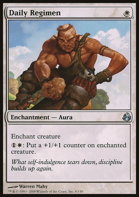 Daily Regimen, Morningtide #8, Magic: The Gathering card
