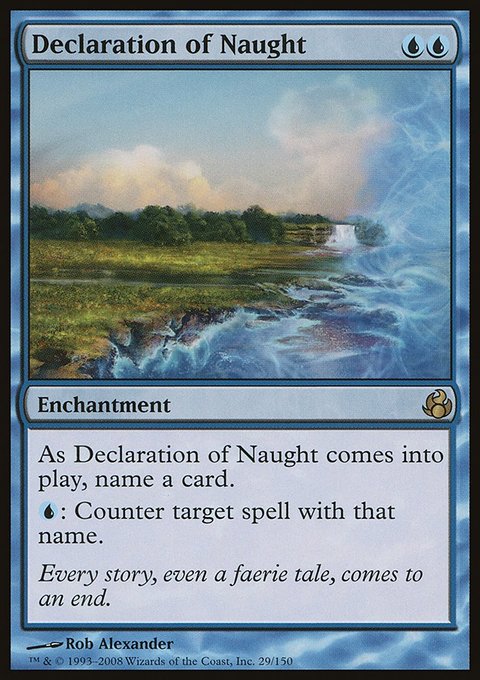 Declaration of Naught, Morningtide #29, Magic: The Gathering card