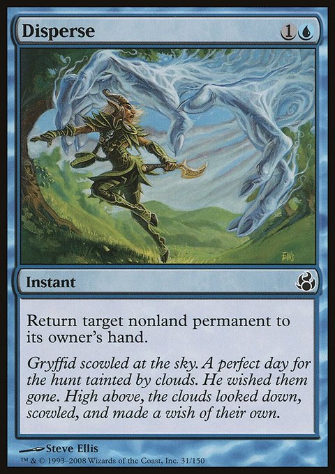 Disperse, Morningtide #31, Magic: The Gathering card