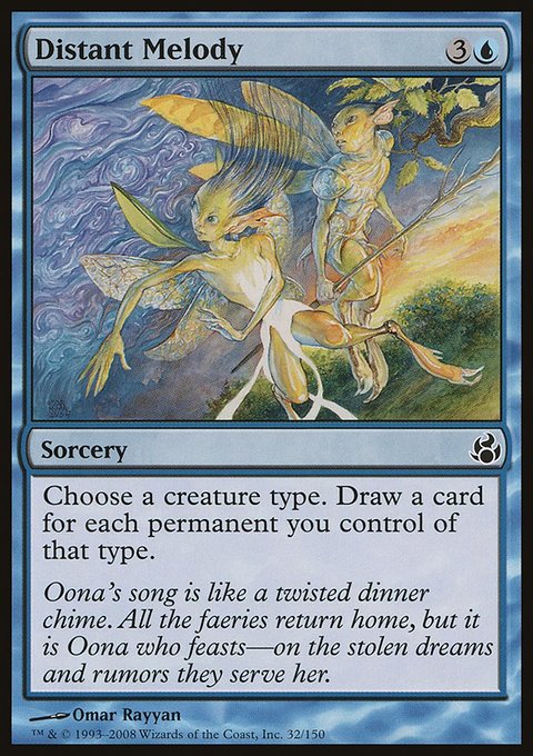 Distant Melody, Morningtide #32, Magic: The Gathering card