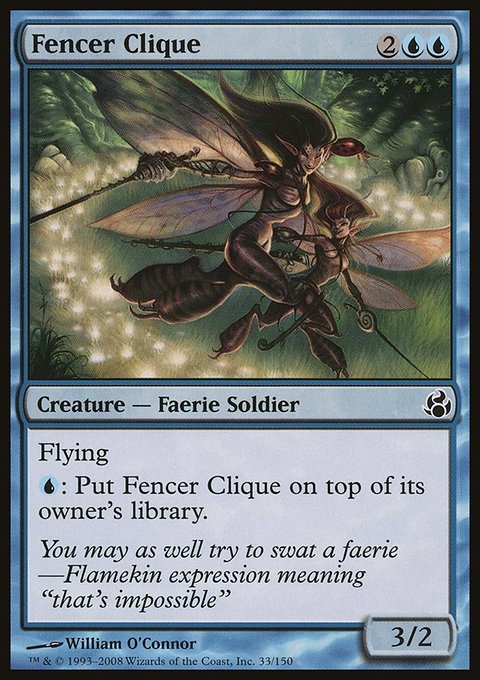 Fencer Clique, Morningtide #33, Magic: The Gathering card