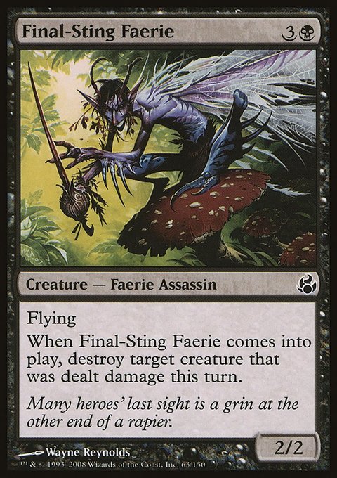 Final-Sting Faerie, Morningtide #63, Magic: The Gathering card
