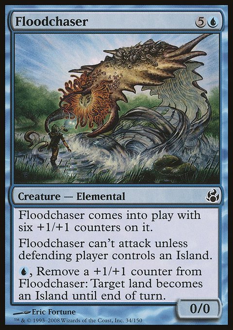 Floodchaser, Morningtide #34, Magic: The Gathering card