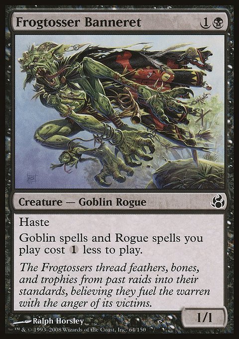 Frogtosser Banneret, Morningtide #64, Magic: The Gathering card