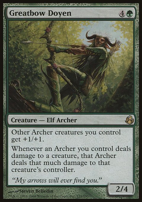 Greatbow Doyen, Morningtide #125, Magic: The Gathering card