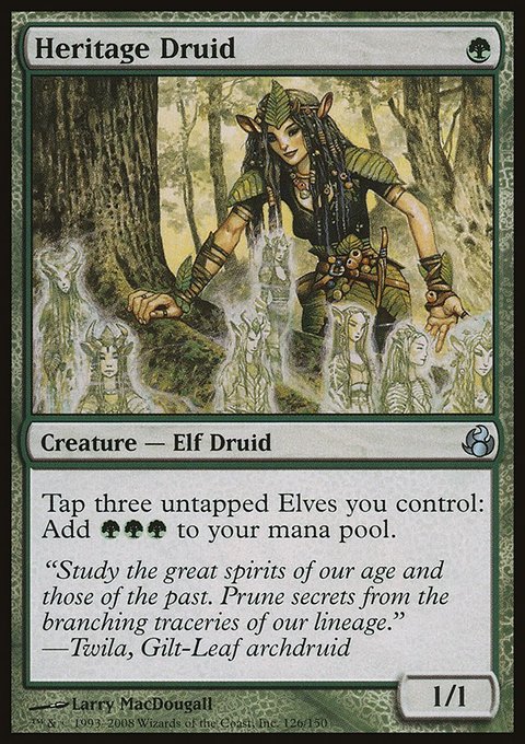 Heritage Druid, Morningtide #126, Magic: The Gathering card