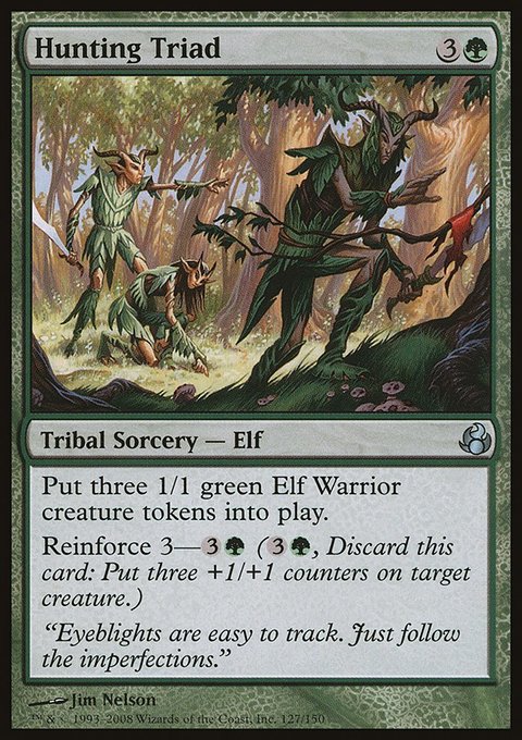 Hunting Triad, Morningtide #127, Magic: The Gathering card