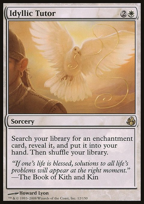 Idyllic Tutor, Morningtide #12, Magic: The Gathering card