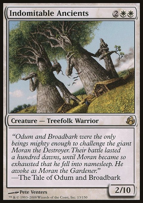 Indomitable Ancients, Morningtide #13, Magic: The Gathering card