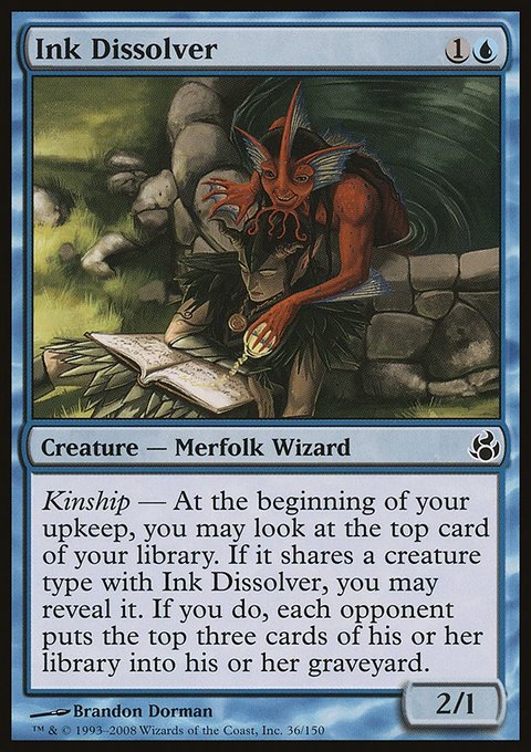 Ink Dissolver, Morningtide #36, Magic: The Gathering card
