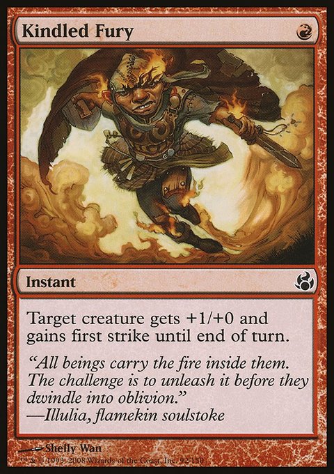 Kindled Fury, Morningtide #92, Magic: The Gathering card