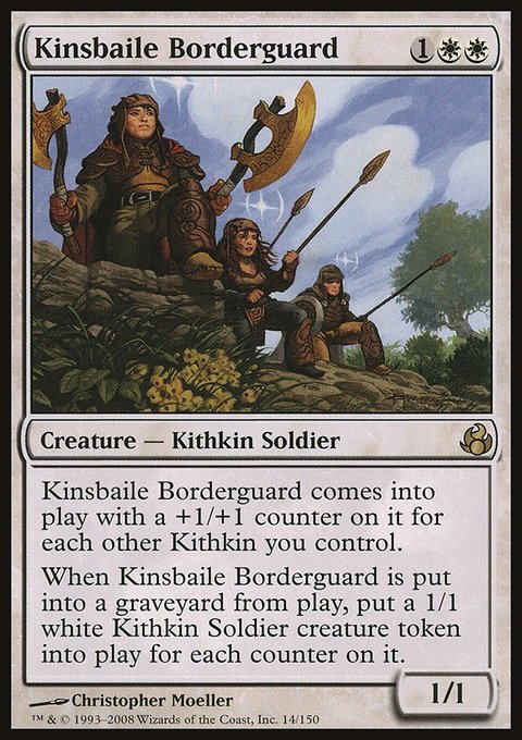 Kinsbaile Borderguard, Morningtide #14, Magic: The Gathering card