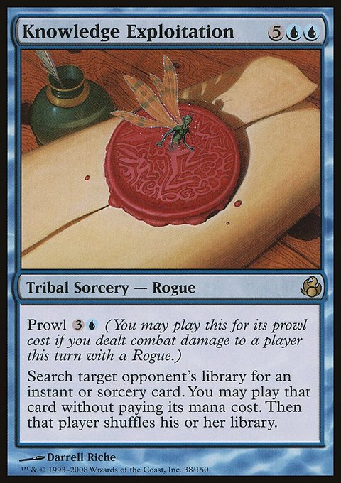 Knowledge Exploitation, Morningtide #38, Magic: The Gathering card