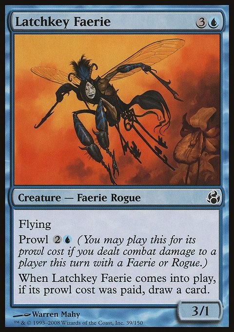 Latchkey Faerie, Morningtide #39, Magic: The Gathering card