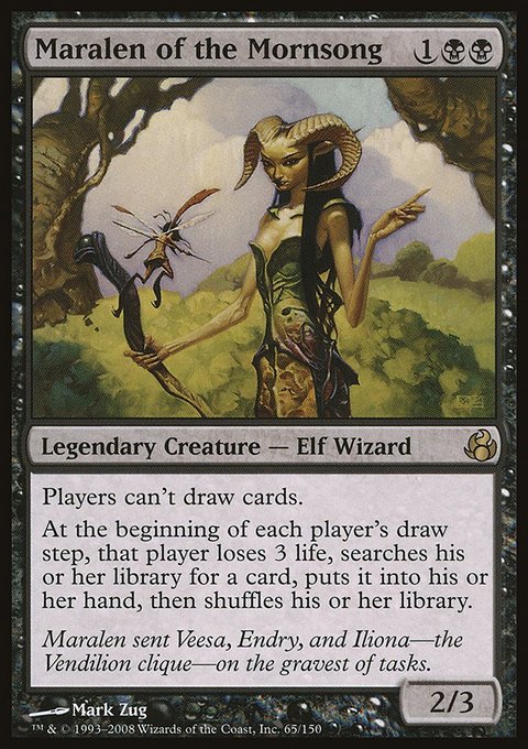 Maralen of the Mornsong, Morningtide #65, Magic: The Gathering card