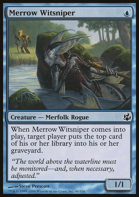 Merrow Witsniper, Morningtide #40, Magic: The Gathering card