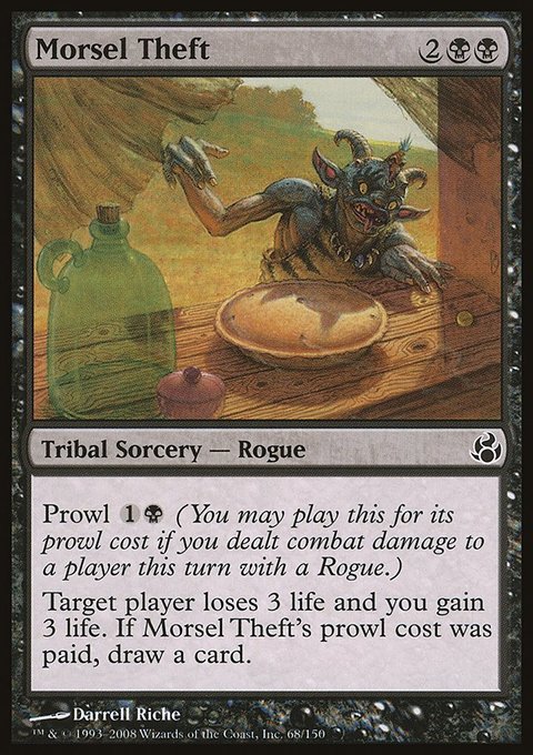 Morsel Theft, Morningtide #68, Magic: The Gathering card