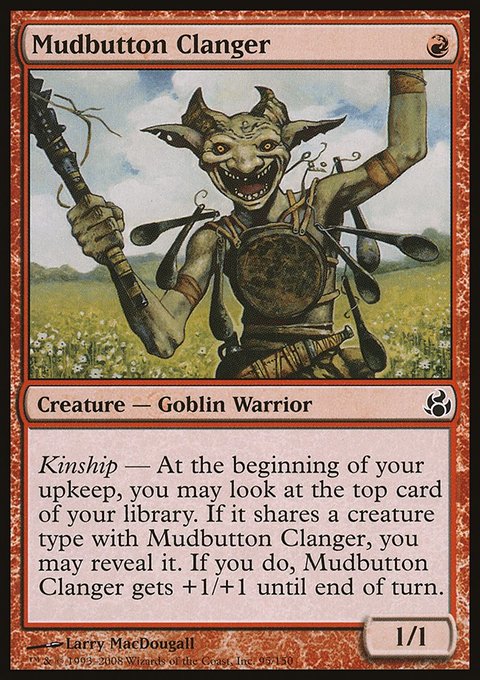 Mudbutton Clanger, Morningtide #95, Magic: The Gathering card