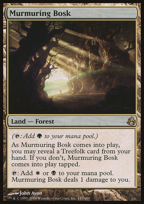 Murmuring Bosk, Morningtide #147, Magic: The Gathering card