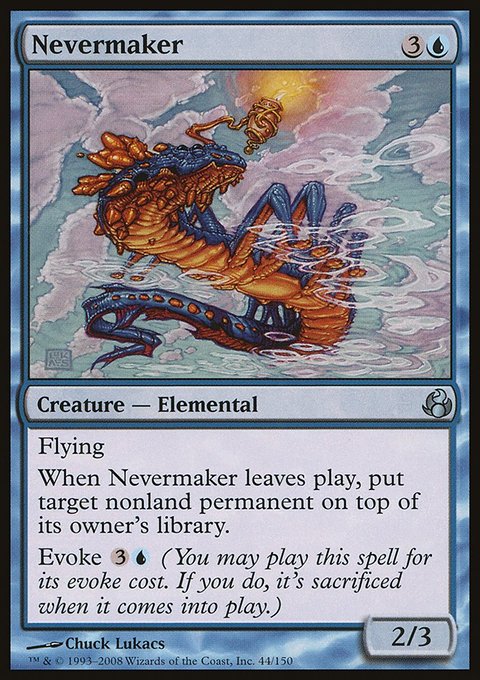 Nevermaker, Morningtide #44, Magic: The Gathering card