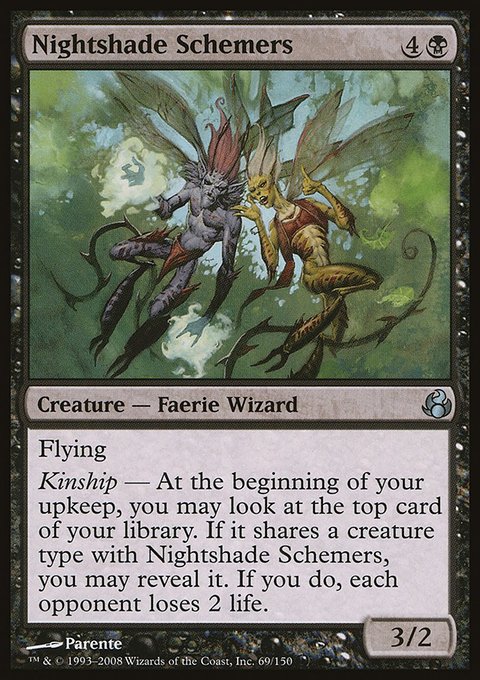 Nightshade Schemers, Morningtide #69, Magic: The Gathering card