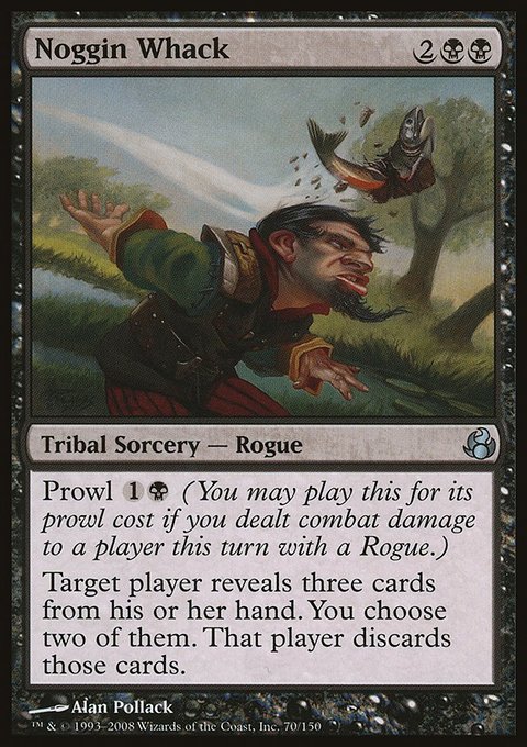 Noggin Whack, Morningtide #70, Magic: The Gathering card