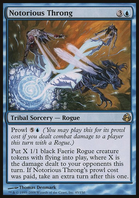 Notorious Throng, Morningtide #45, Magic: The Gathering card