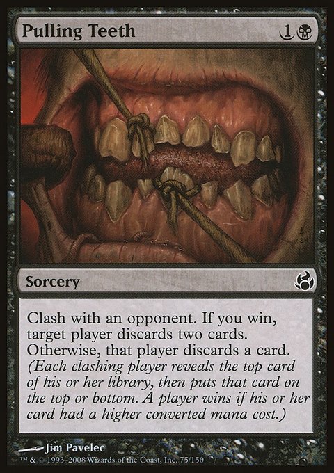 Pulling Teeth, Morningtide #75, Magic: The Gathering card