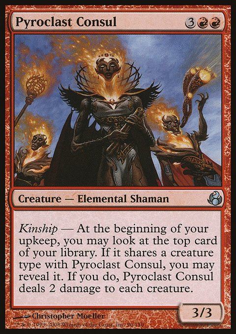 Pyroclast Consul, Morningtide #96, Magic: The Gathering card