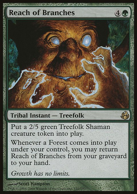 Reach of Branches, Morningtide #132, Magic: The Gathering card