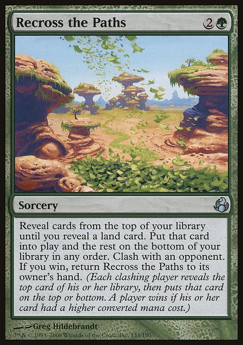 Recross the Paths, Morningtide #133, Magic: The Gathering card