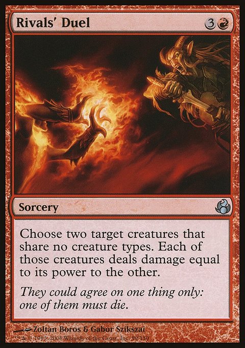 Rivals' Duel, Morningtide #99, Magic: The Gathering card
