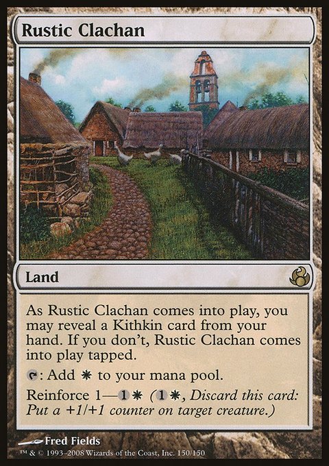 Rustic Clachan, Morningtide #150, Magic: The Gathering card