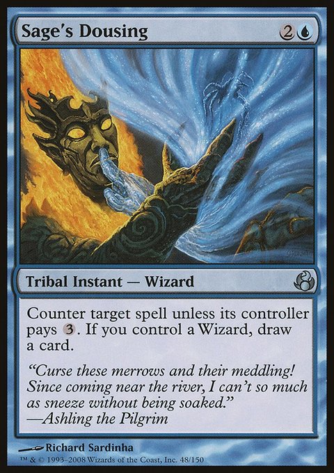 Sage's Dousing, Morningtide #48, Magic: The Gathering card