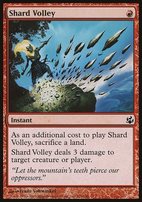 Shard Volley, Morningtide #103, Magic: The Gathering card