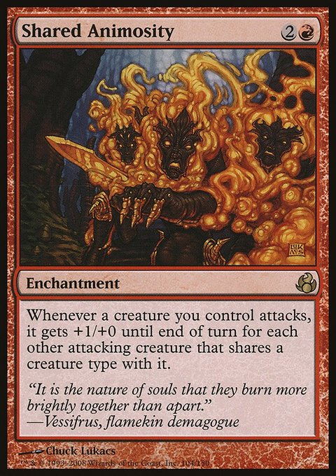 Shared Animosity, Morningtide #104, Magic: The Gathering card