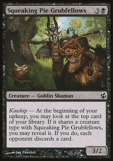 Squeaking Pie Grubfellows, Morningtide #78, Magic: The Gathering card