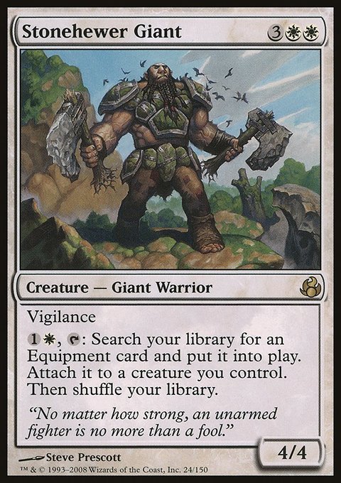 Stonehewer Giant, Morningtide #24, Magic: The Gathering card