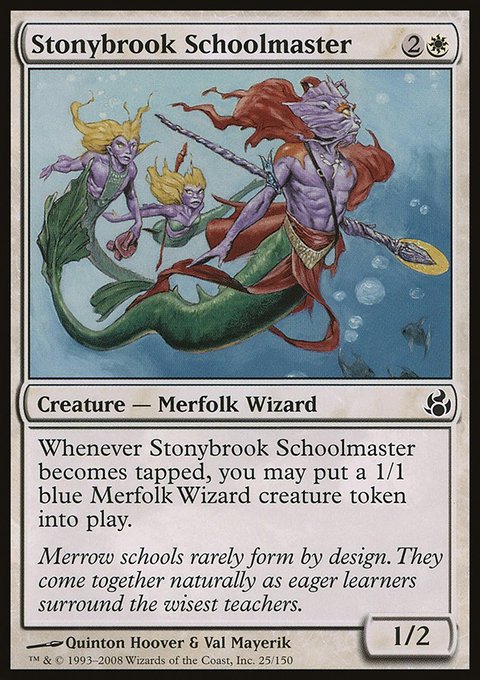 Stonybrook Schoolmaster, Morningtide #25, Magic: The Gathering card