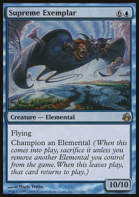 Supreme Exemplar, Morningtide #53, Magic: The Gathering card