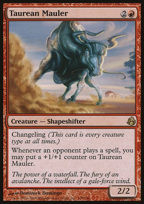 Taurean Mauler, Morningtide #109, Magic: The Gathering card
