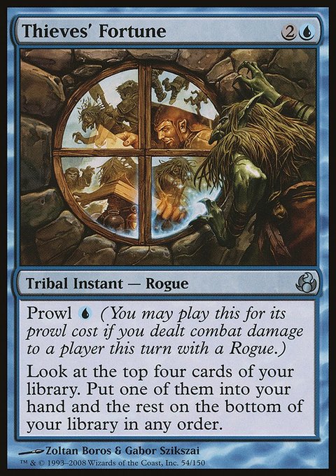 Thieves' Fortune, Morningtide #54, Magic: The Gathering card
