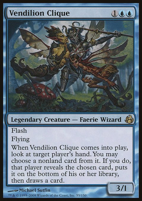 Vendilion Clique, Morningtide #55, Magic: The Gathering card
