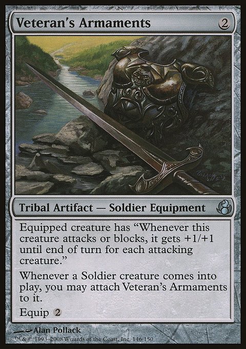 Veteran's Armaments, Morningtide #146, Magic: The Gathering card
