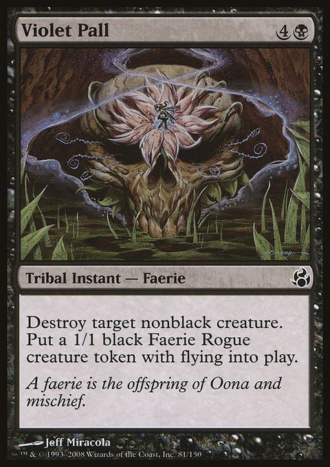 Violet Pall, Morningtide #81, Magic: The Gathering card
