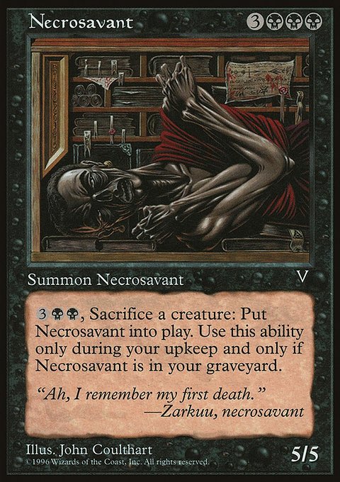 Necrosavant, Multiverse Gift Box #4, Magic: The Gathering card