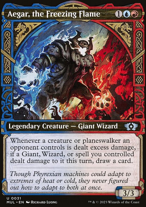 Aegar, the Freezing Flame, Multiverse Legends #31, Magic: The Gathering card