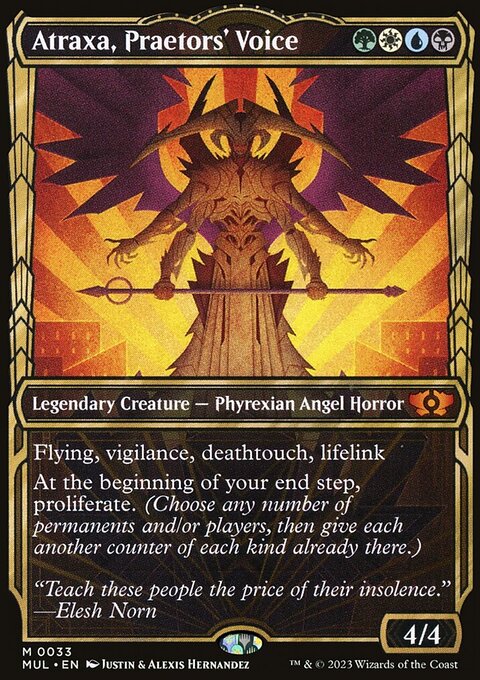 Atraxa, Praetors' Voice, Multiverse Legends #33, Magic: The Gathering card