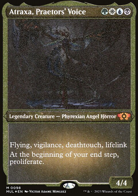 Atraxa, Praetors' Voice, Multiverse Legends #98, Magic: The Gathering card