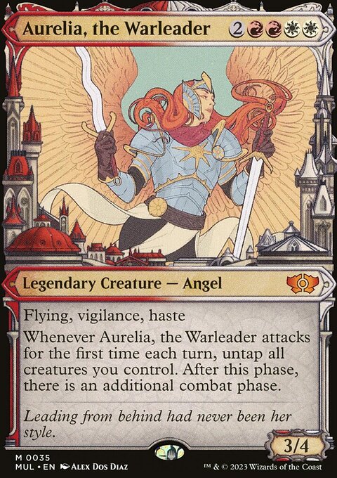 Aurelia, the Warleader, Multiverse Legends #35, Magic: The Gathering card